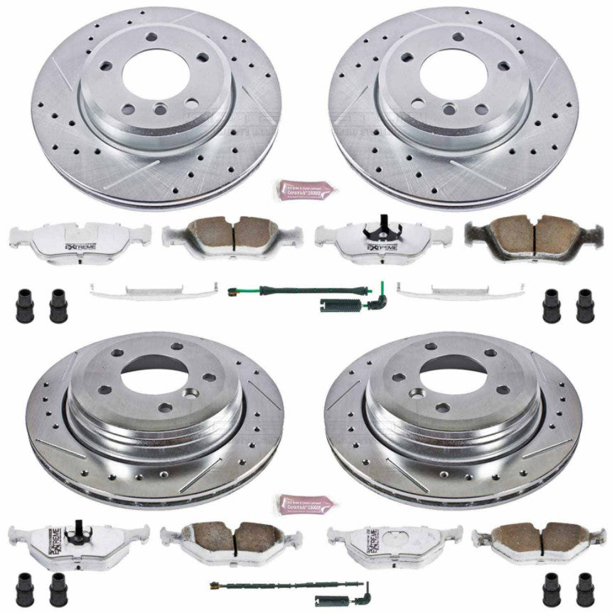 Power Stop® (01-05) 325xi Z26 Street Warrior Brake Kit - 10 Second Racing