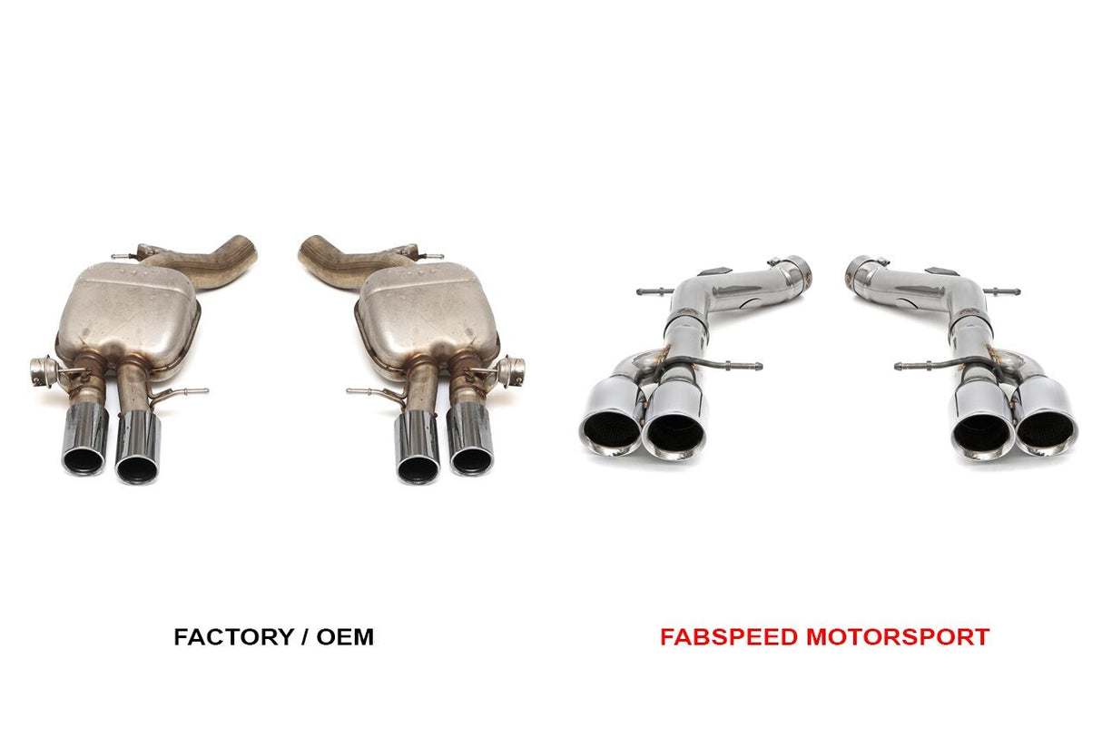 FabSpeed® (11-16) BMW M5 F10 Muffler Bypass Pipes 