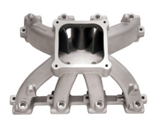 Edelbrock® 28215 - Super Victor™ Satin EFI Single Plane Intake Manifold 