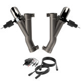 QTP® (12-23) WK2 SRT 304SS 2.75" Aggressor Valvetronic Mid-Pipes