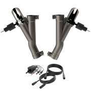 QTP® (12-23) WK2 SRT 304SS 2.75" Aggressor Valvetronic Mid-Pipes