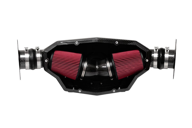 Corsa® (20-24) Corvette Stingray Carbon Fiber Cold Air Intake System with DryTech Filter