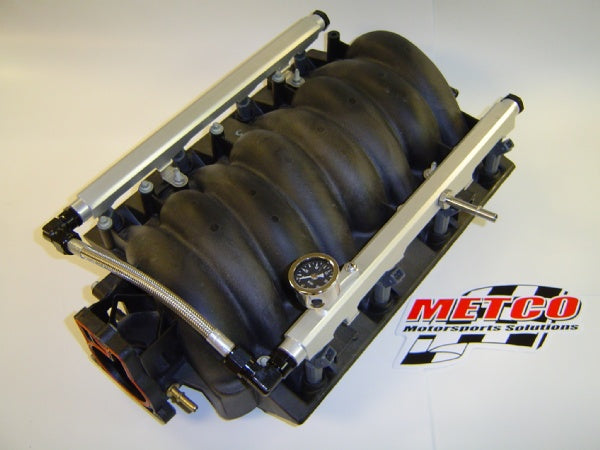 Metco MotorSports® (97-04) GM LS1 6061 Billet Aluminum Fuel Rail Kit - 10 Second Racing
