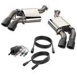 QTP® (16-24) Camaro SS 304SS 2.75" Screamer  Axle-Back System with 4" OD Quad Valvetronic Tips