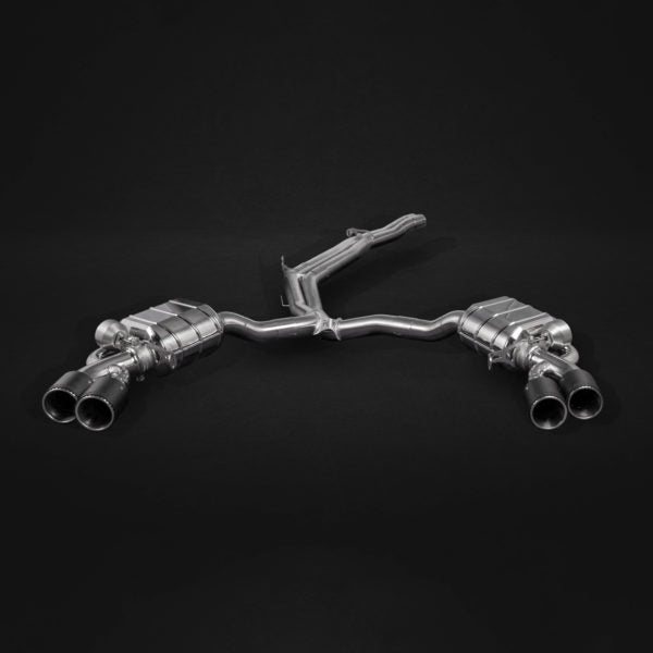 Capristo® (17-23) Audi RS5 ECE Valved Exhaust with Mid-Pipes and Carbon Tips (E2P)