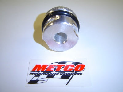 Metco MotorSports® (05-17) Mustang GT Valve Cover Adapter (Twist-In Oil Cap) - 10 Second Racing