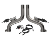 QTP® (15-23) Mopar SRT 304SS 3" Aggressor Valvetronic Mid-Pipes