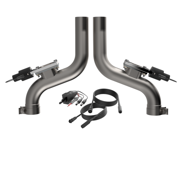 QTP® (15-23) Mopar SRT 304SS 3" Aggressor Valvetronic Mid-Pipes