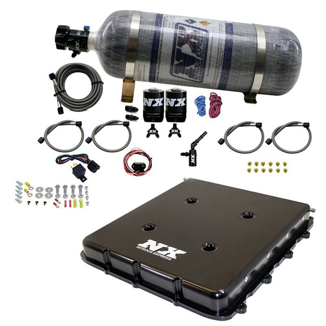 Nitrous Express® GM LT4 Nitrous Oxide System with Billet Supercharger Lid - 10 Second Racing