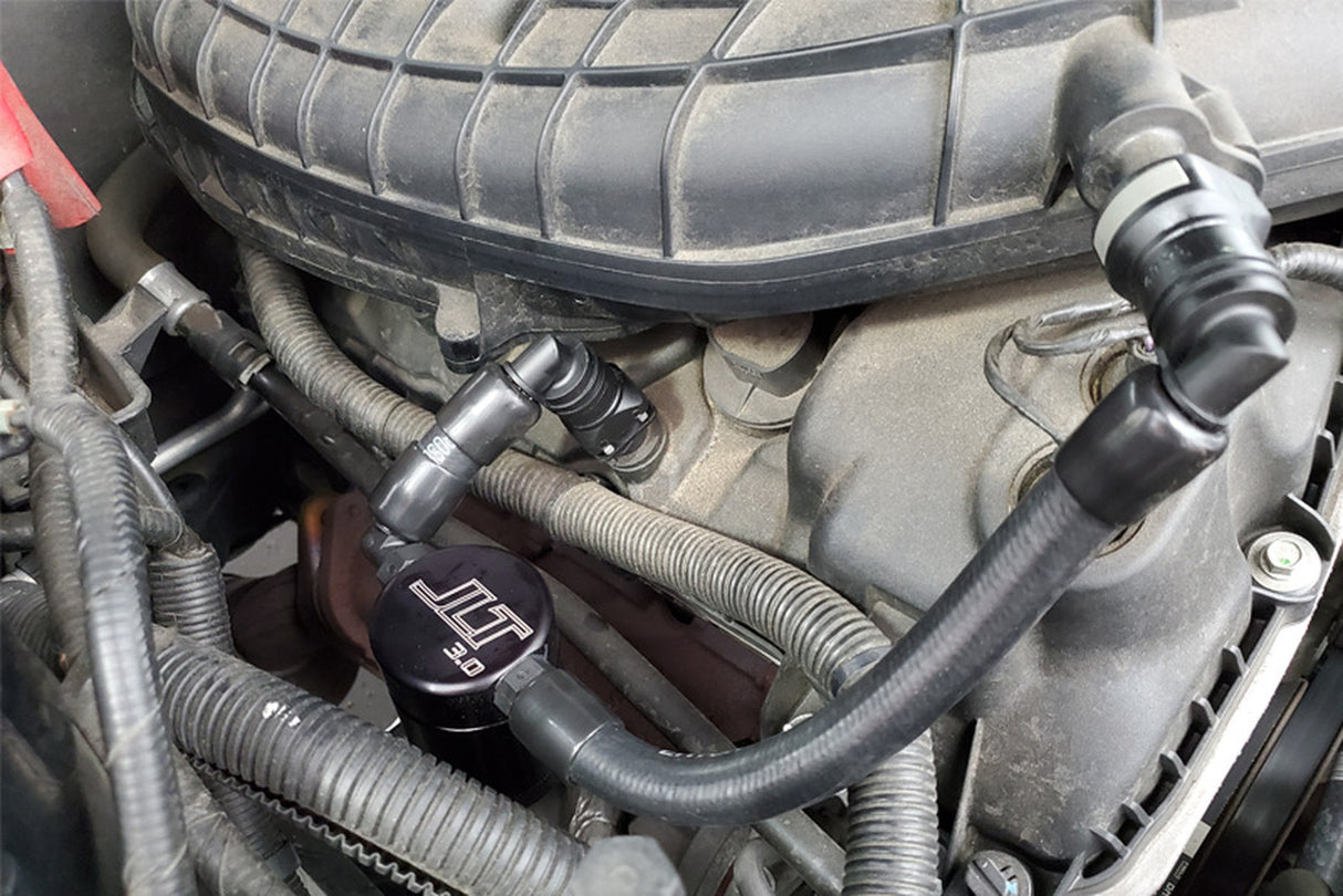 J&L® (11-17) Mustang V6 3.0 V2 Passenger Side Oil Separator Kit