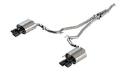 Borla® (19-23) Mustang EcoBoost 304SS 2.25" S-Type Cat-Back System with AEV