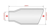 Magnaflow® (17-21) Type-R Competition Series™ 409SS 2.5" Cat-Back System with 4.5" OD Black Ceramic Tips