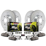 Power Stop® (09-16) Audi S4 1-Click Street Warrior Z26 Drilled/Slotted Brake Kit