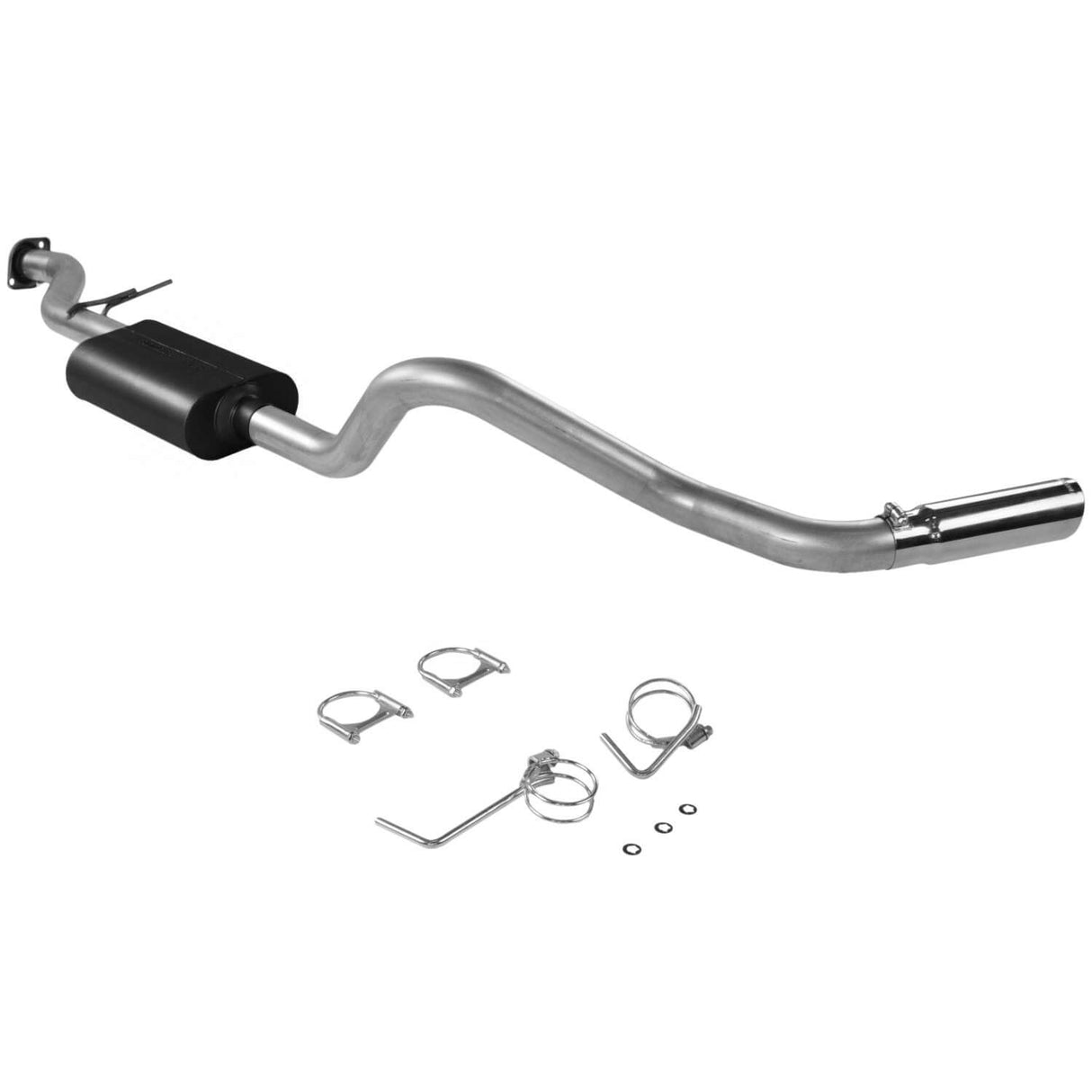 Flowmaster® (99-07) Silverado/Sierra Aluminized Force II Cat-Back System (Standard Cab-119" WB)