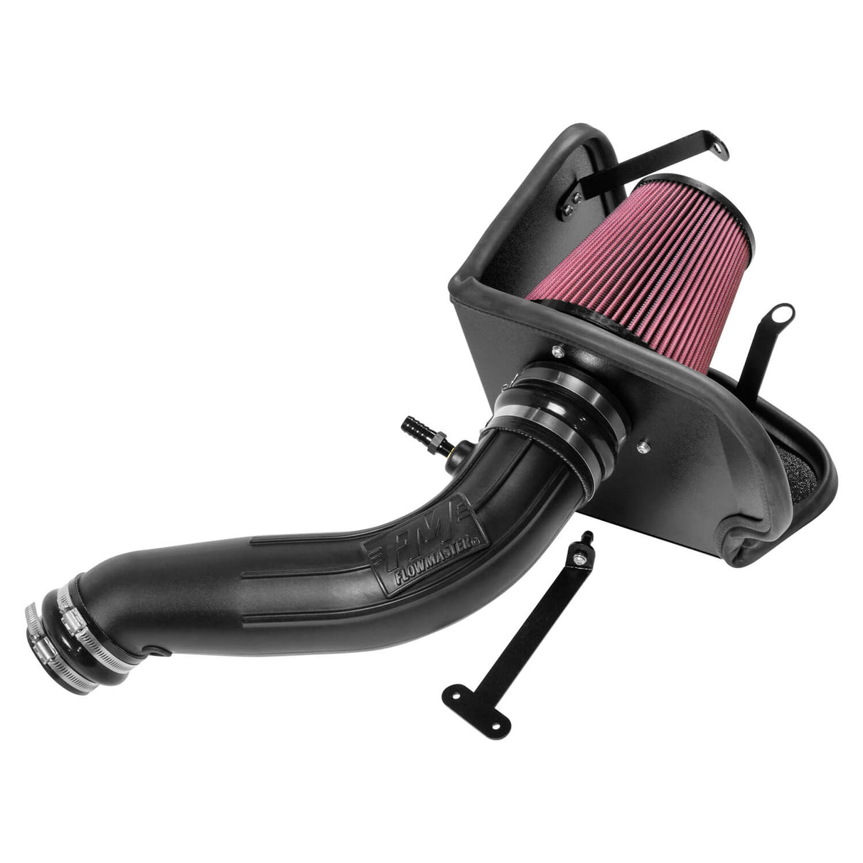 Flowmaster® 615179 - (16-20) Cherokee V6 Delta Force® Cold Air Intake System with Oiled Red Filter 