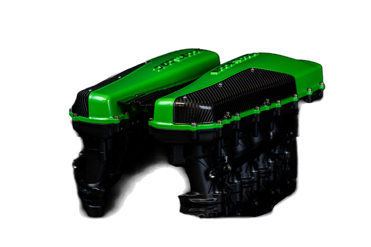 Boost Logic® (14-23) Audi R8/Lambo Huracán Billet & Carbon Fiber Intake Manifold
