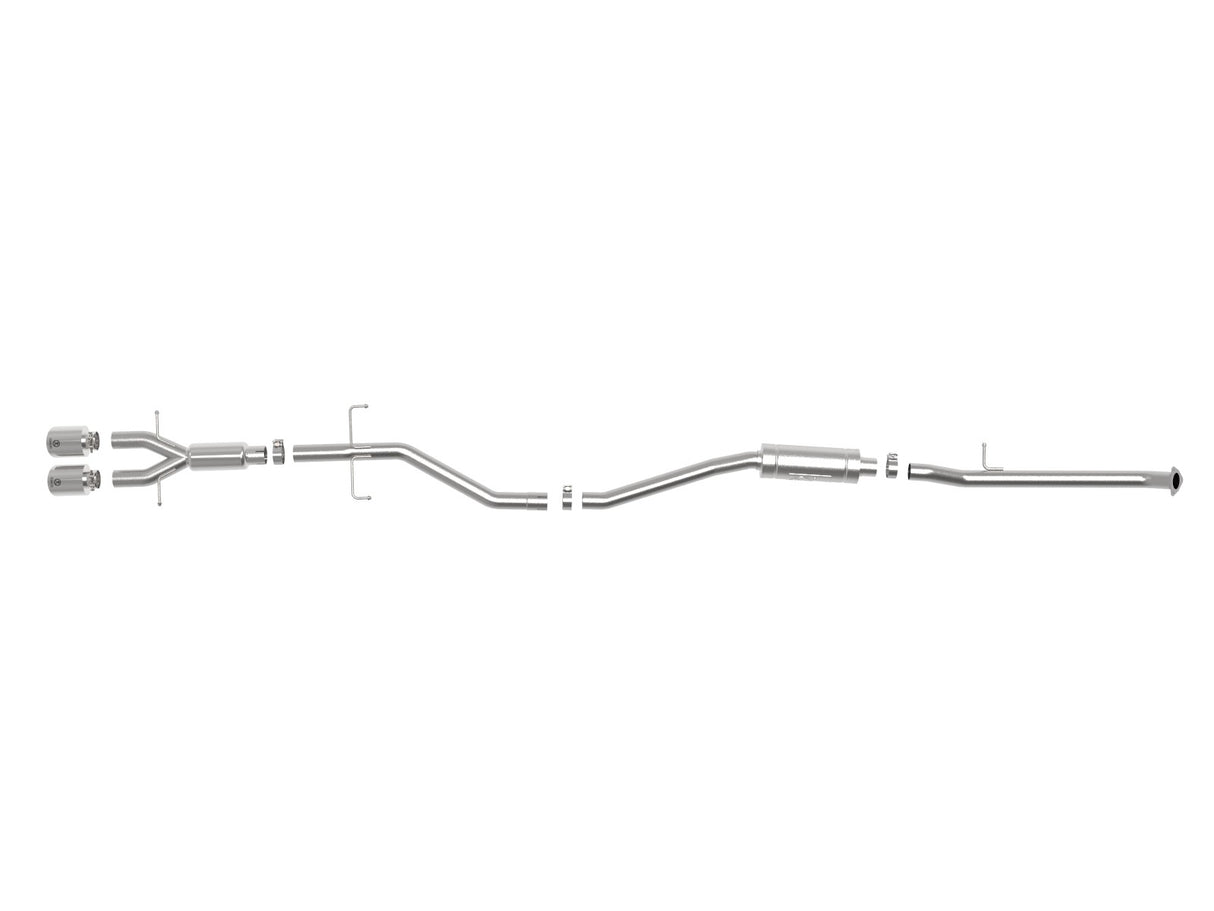 Takeda® (17-20) Civic Si Sedan 2-1/2" 304SS Cat-Back System