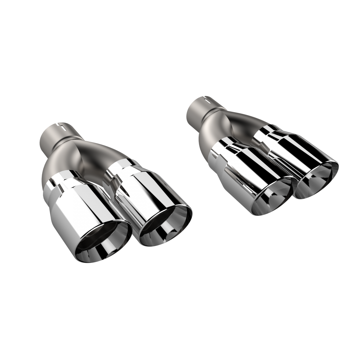 QTP® (15-23) Challenger R/T 304SS 3.5" OD Valvetronic Quad Tip Adapter