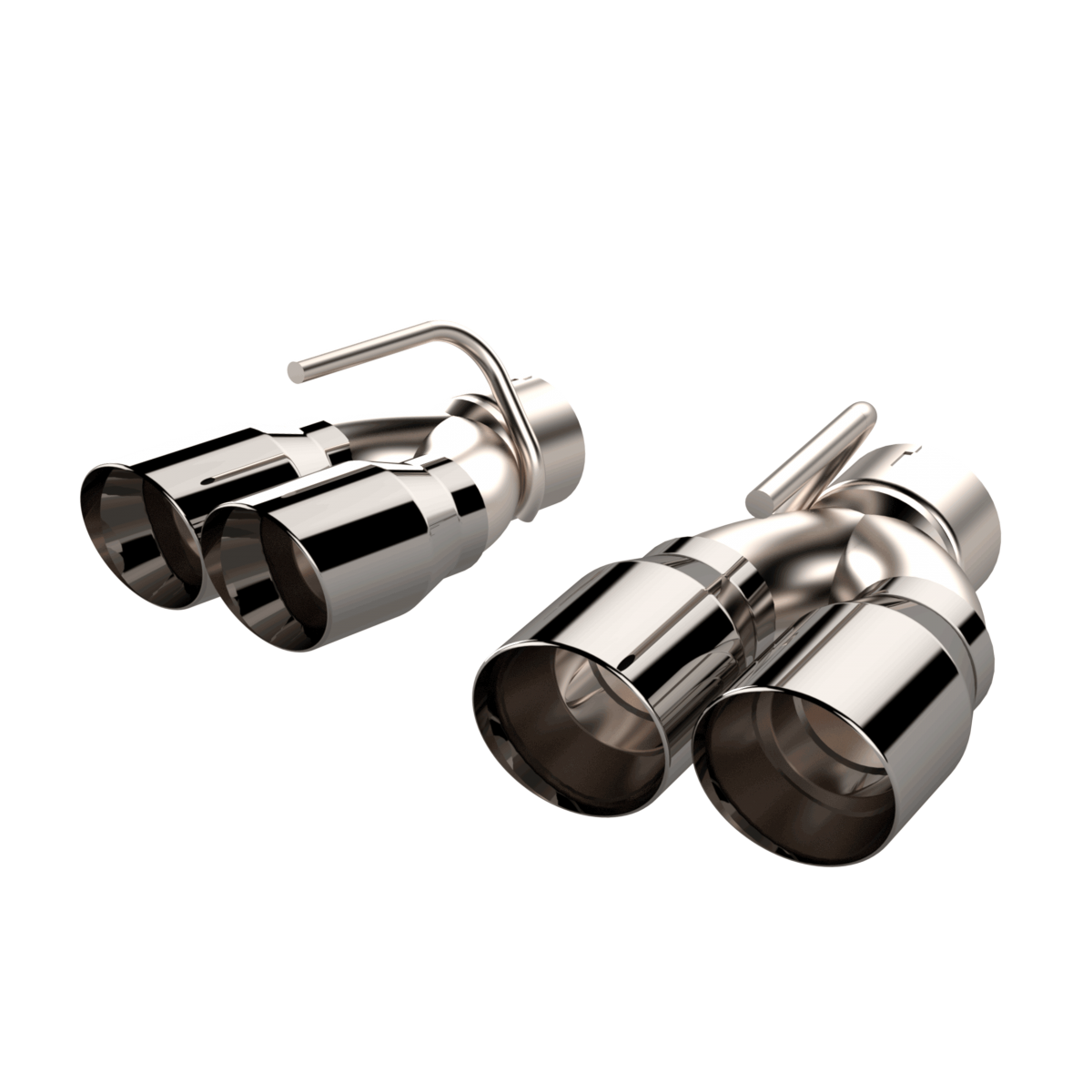 QTP® (15-23) Challenger SRT 304SS 3.5" OD Quad Tip Adapter