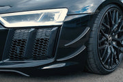 Capristo® (15-23) Audi R8 Carbon Fiber Front Spoiler and Front Fins Set