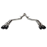 Kooks® (15-21) Challenger SRT Hellcat 304SS 3" Cat-Back Exhaust System w/ 4" Black Slash Cut Tips - 10 Second Racing
