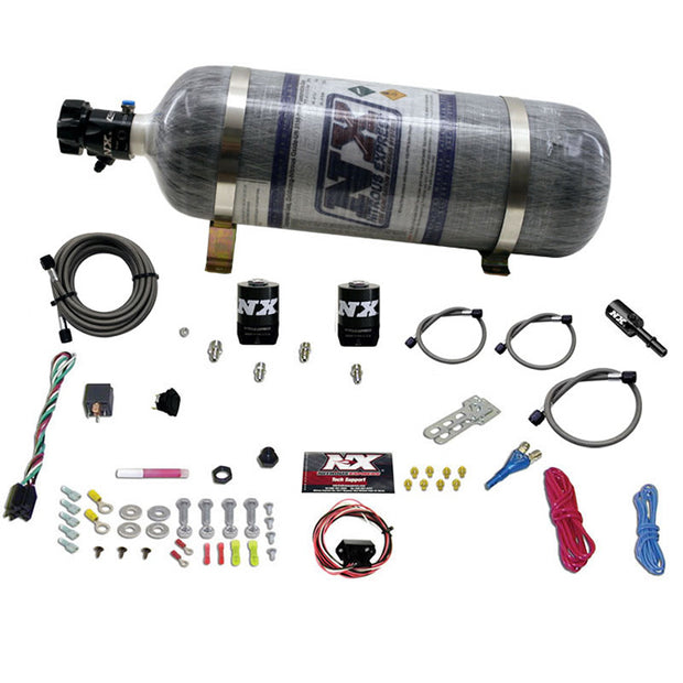 Nitrous Express® GEN III HEMI Single Nozzle Fly-By-Wire Nitrous Oxide System - 10 Second Racing