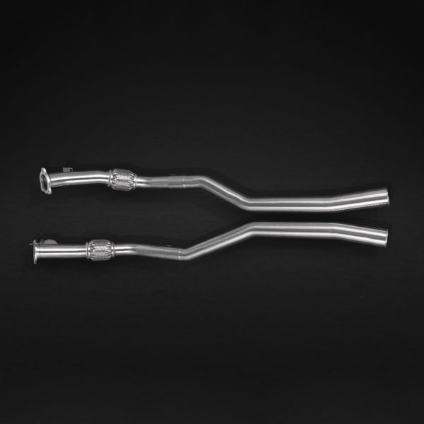 Capristo® (17-23) Audi RS4/RS5 B9 ECE Valved Exhaust with Mid-Pipes and Carbon Tips