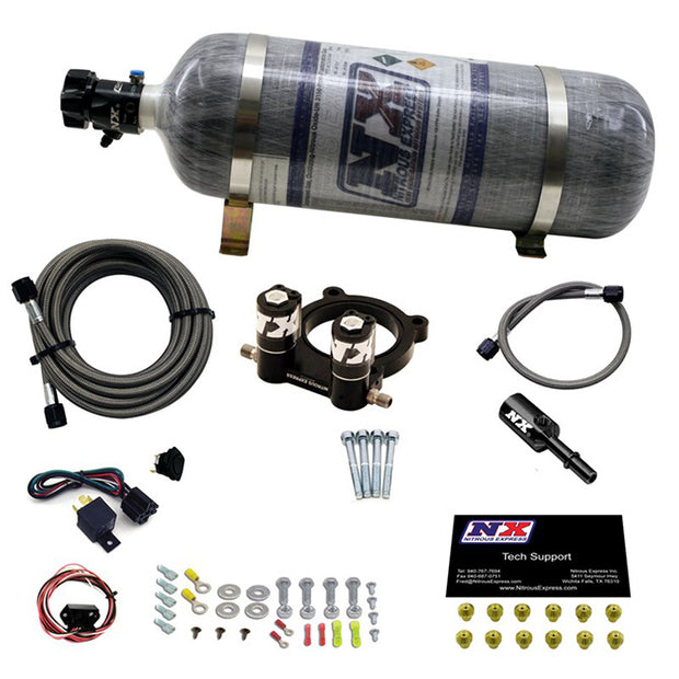 Nitrous Express® (15-21) Mustang EcoBoost Wet Plate Nitrous Oxide System - 10 Second Racing