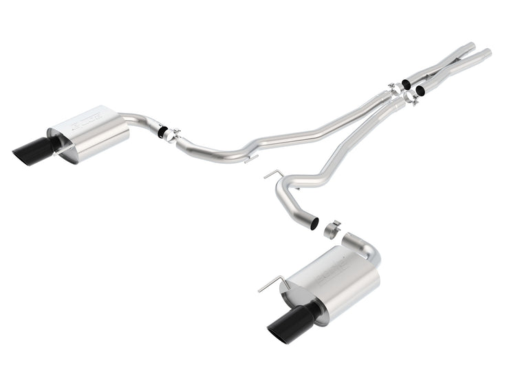 Borla® (15-17) Mustang GT S-Type™ 304SS 2.5" Cat-Back System - 10 Second Racing