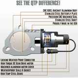 QTP® (10-15) Camaro SS 304SS 2.5" Valvetronic Aggressor Mid-Pipes