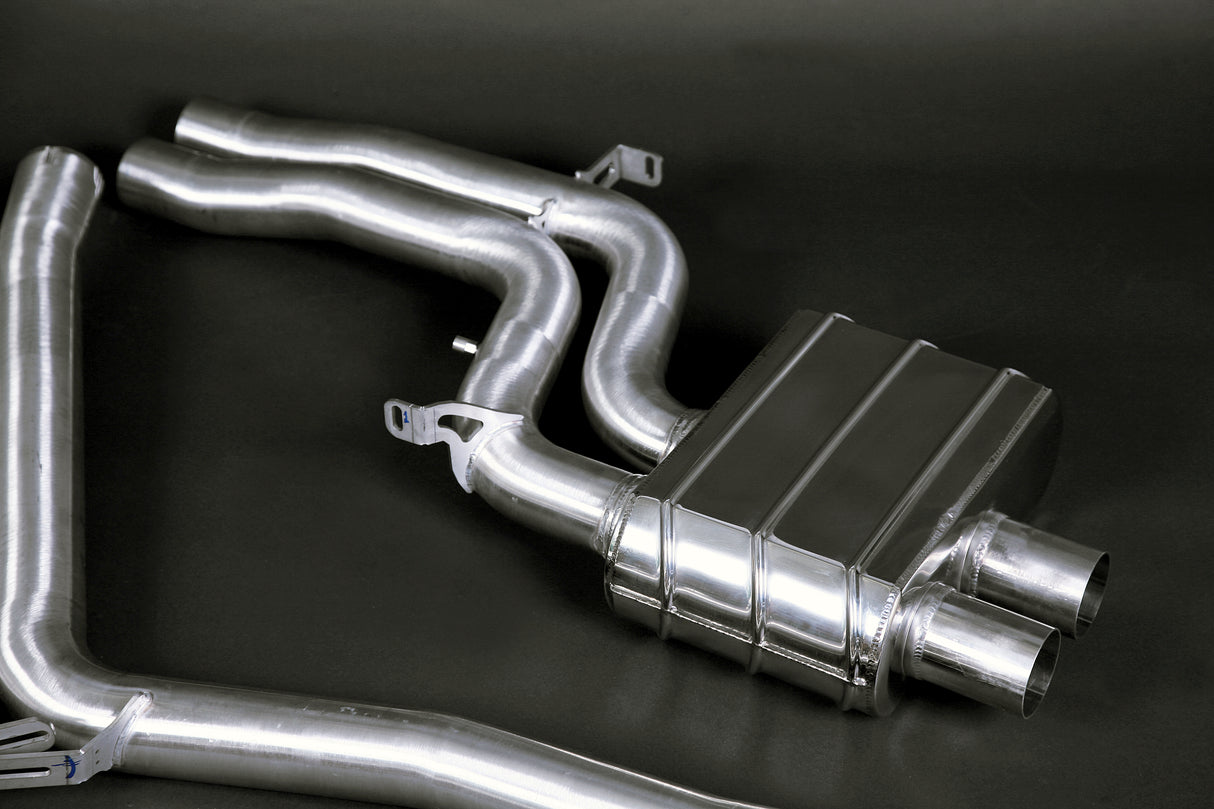 Capristo® (10-15) Audi RS5 ECE Valved Exhaust with Middle Silencer Pipes