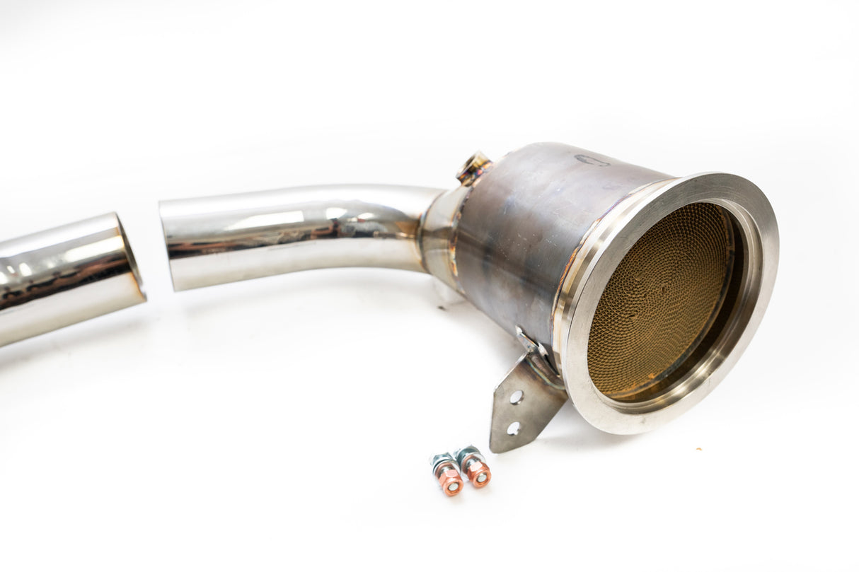 FabSpeed® Porsche 992 Carrera Sport Catalytic Converters (2020+) 