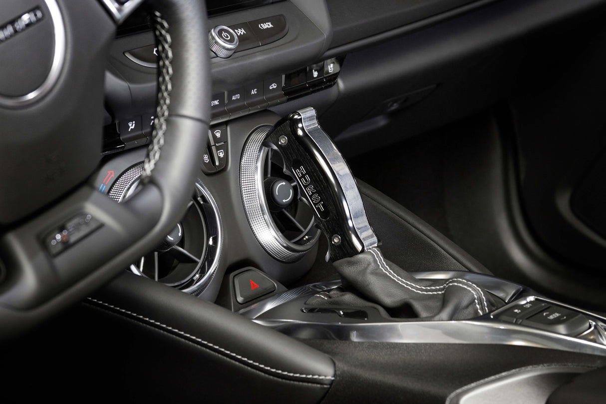 Hurst® (16-21) Camaro Billet/Plus Pistol Grip Manual Shift Handle - 10 Second Racing