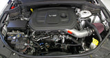 K & N ® (16-20) Cherokee V6  77 Series Aluminum Silver Cold Air Intake System 