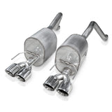 Stainless Works® C609CBQUAD - (09-13) Corvette C6 2.5" Axle-Back Exhaust 