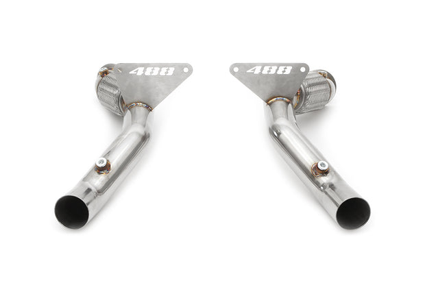 FabSpeed® (15-20) Ferrari 488 Cat Bypass Pipes 