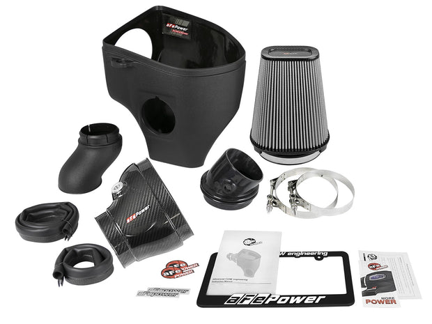 aFe® 57-10001 - Track Series Carbon Fiber Cold Air Intake System 