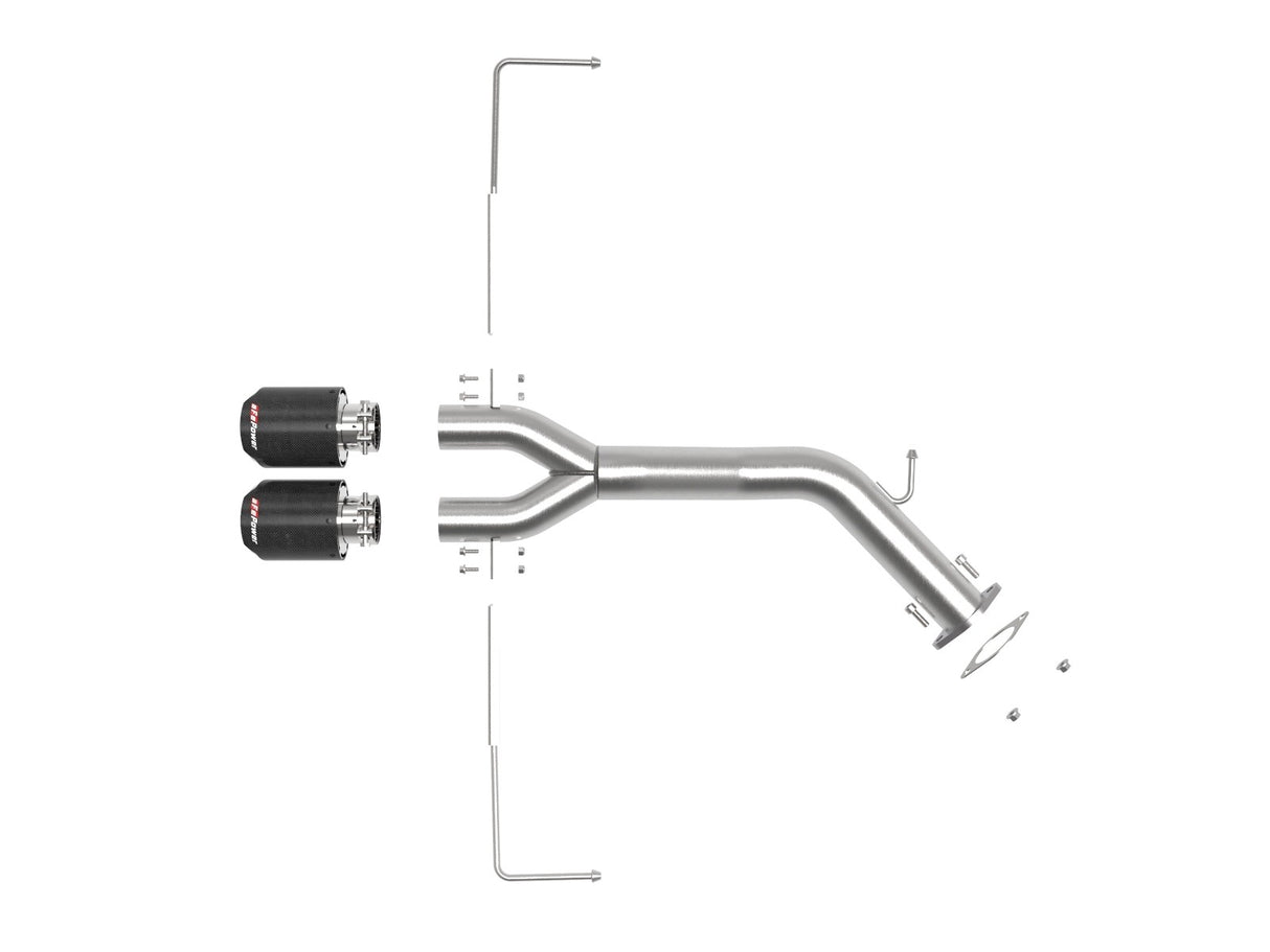 Takeda® (19-23) Hyundai Veloster 3" to 2-1/2" 304SS Axle-Back System