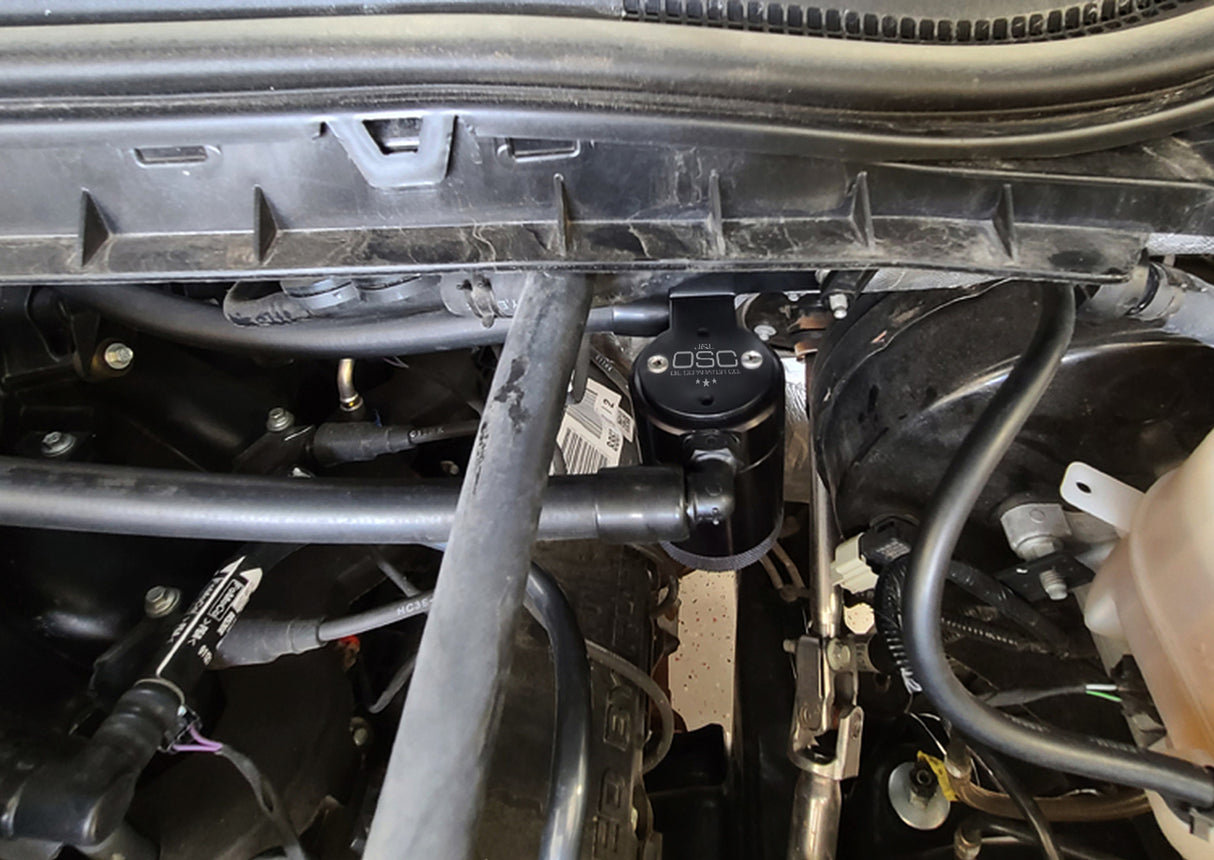 J&L® (17-22) F-250/F-350 Passenger Side 3.0 Oil Separator Kit