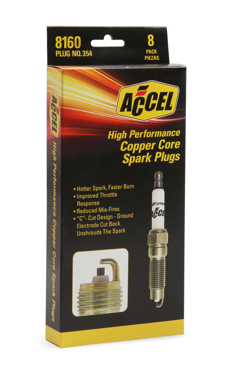 Accel® (04-08) Ford V8 3-Valve Modular Copper Spark Plugs