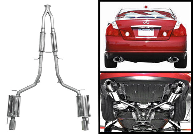 Stillen® (06-10) Infiniti M45 304SS 3" Cat-Back Exhaust System