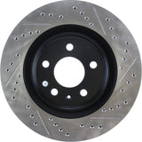 Stoptech® (17-23) Audi S4 Sport Performance Drilled/Slotted Rear Brake Rotor