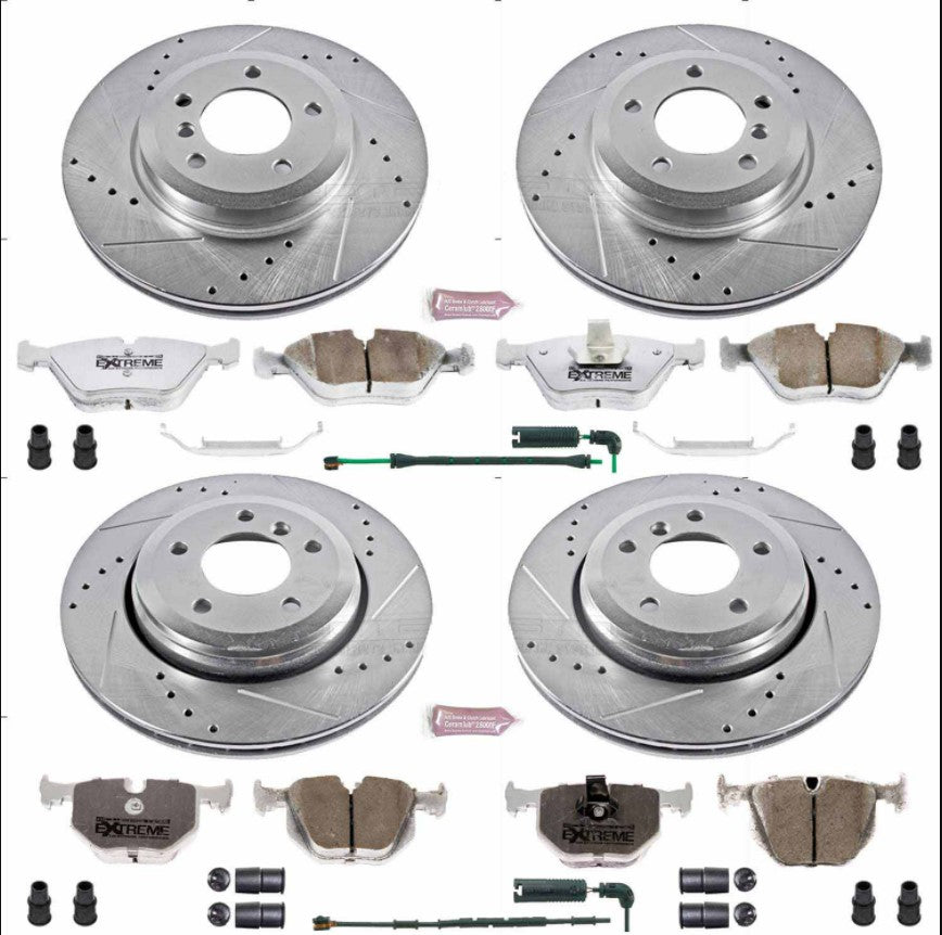 Power Stop® (01-06) BMW 330 Z26 Street Warrior Brake Kit - 10 Second Racing