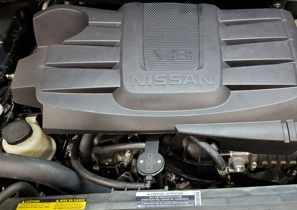 J&L® (16-23) Nissan Titan 3.0 Passenger Side Oil Separator Kit