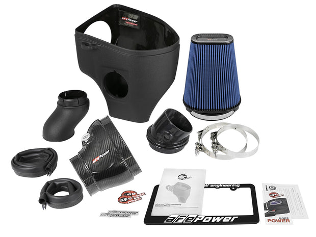 aFe® 57-10001 - Track Series Carbon Fiber Cold Air Intake System 