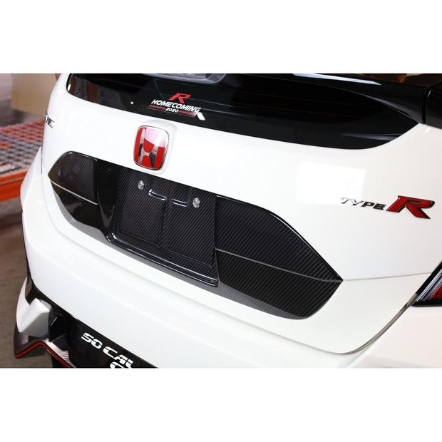APR Performance® (17-21) Civic Type-R Carbon Fiber License Plate Backing