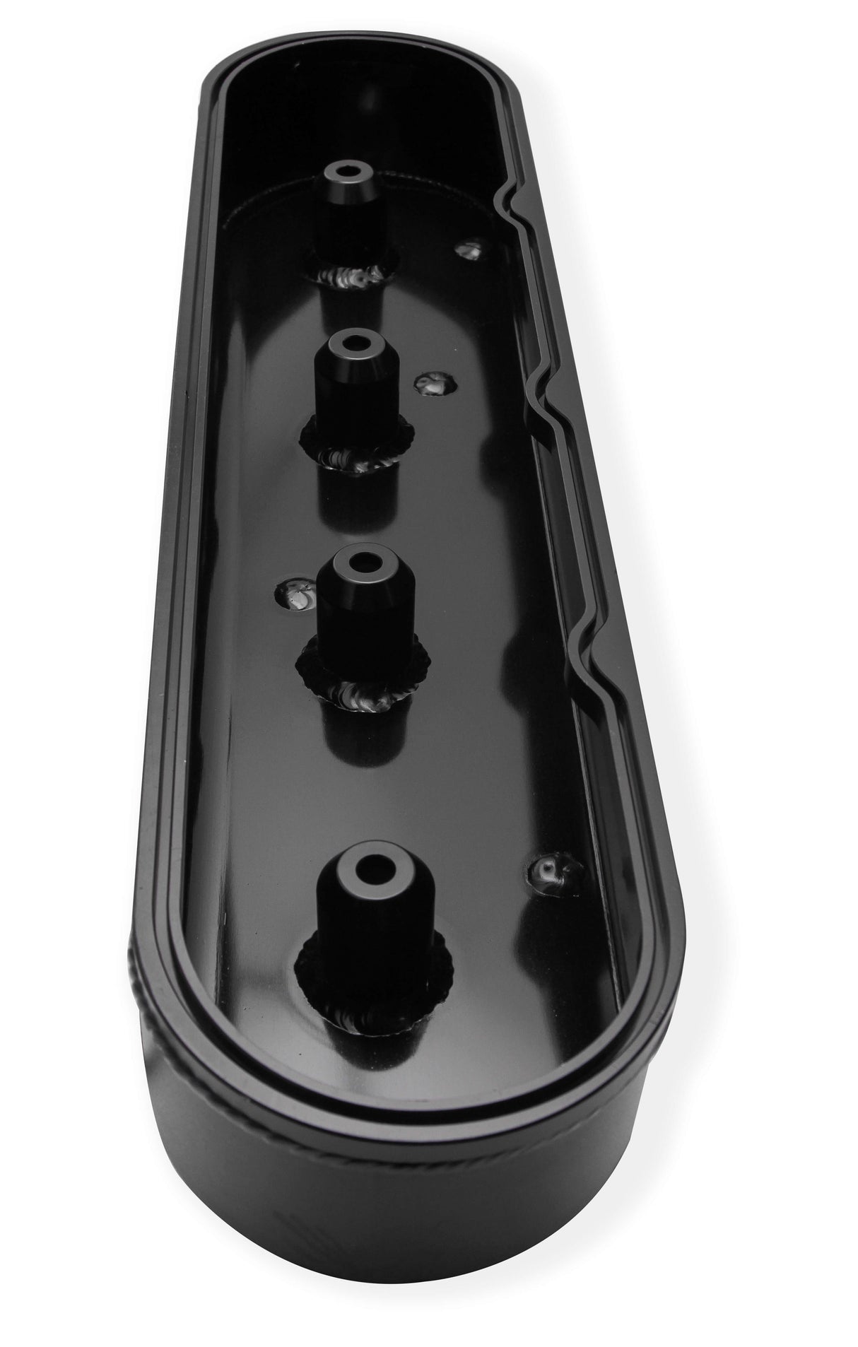 Holley® GM LSX Fabricated Aluminum Valve Covers with OE Coil Stands