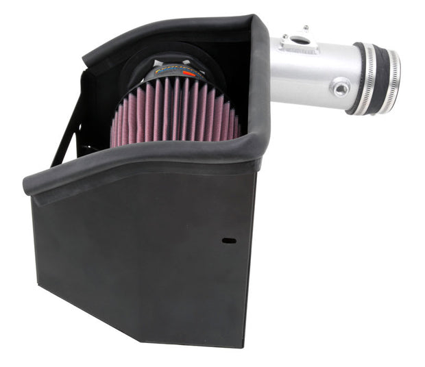 K&N® 69-8619TS - 69 Series Typhoon® Aluminum Silver Cold Air Intake System 