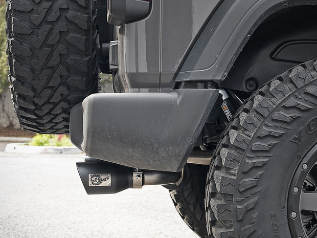 aFe® (18-23) Wrangler JL Rebel Series 3" to 2.5" 409SS Cat-Back System