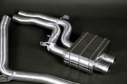 Capristo® (12-15) Audi RS4 B8 ECE Valved Exhaust System with Middle Silencer Pipes